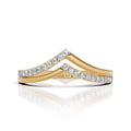 Minimalist V Shape Diamond Ring