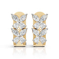 Diamond Blossom Hoops (1 Pair)