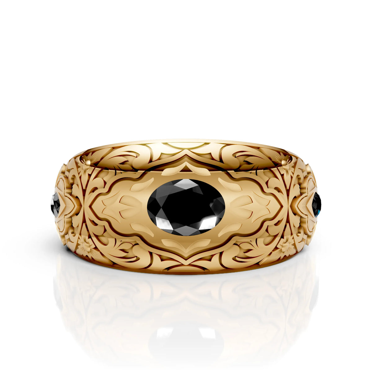 Royal Noir Signet Ring