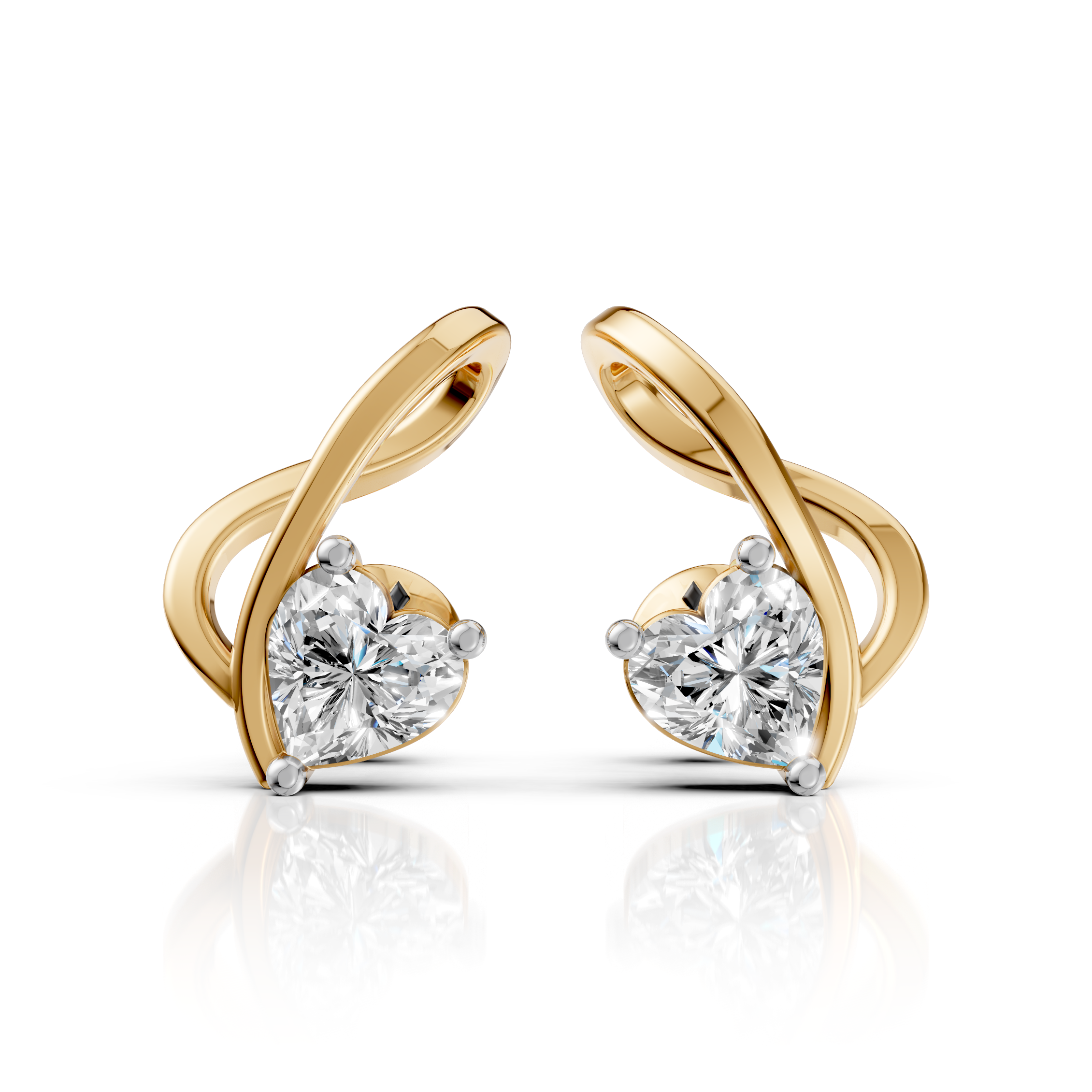 Celeste Heart Earring (1 Pair)