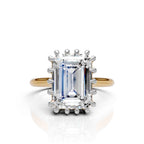 Luxury Emerald Cut Solitaire Diamond Ring