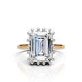 Luxury Emerald Cut Solitaire Diamond Ring