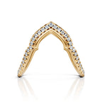 Open Heart Diamond Ring
