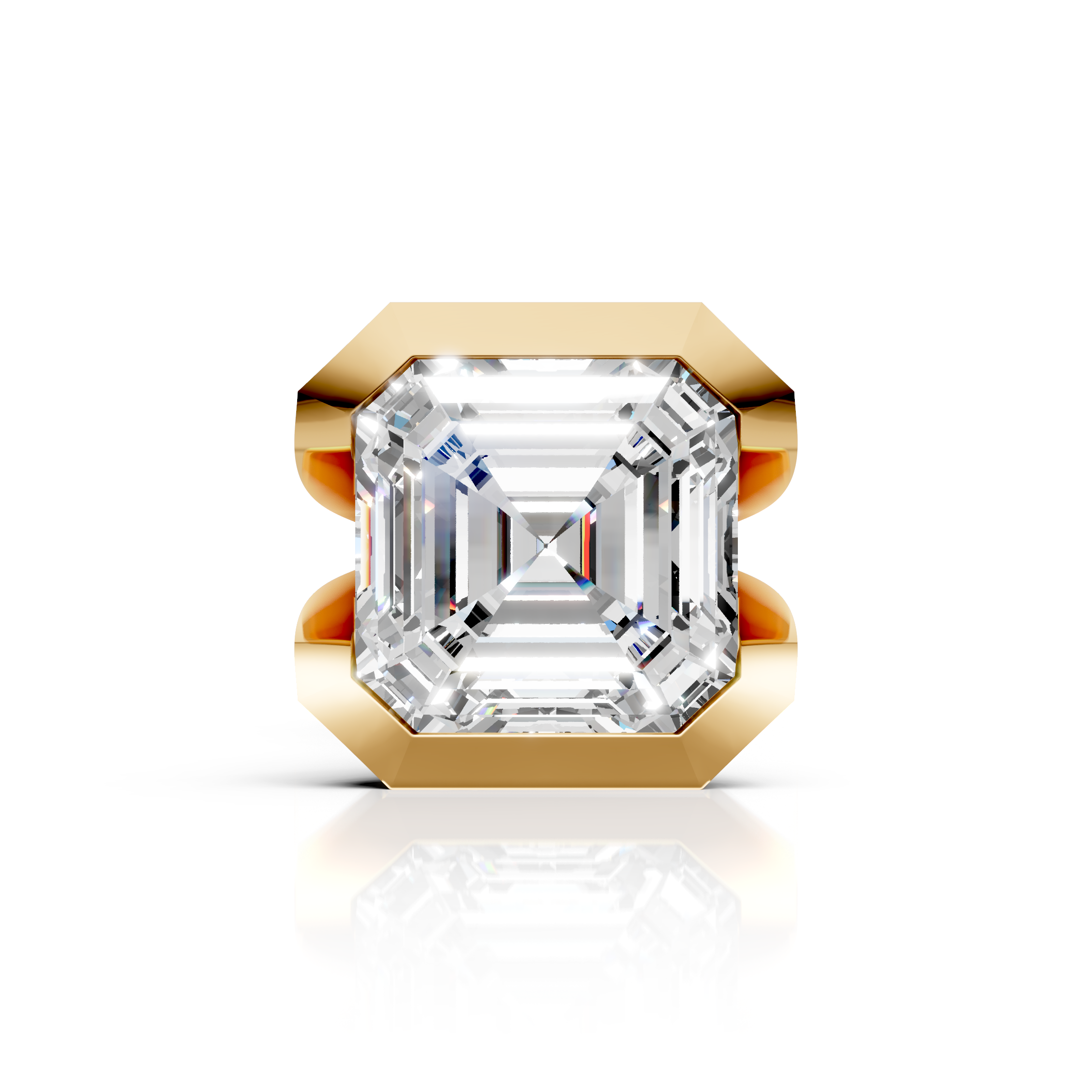 Asscher Vault Earring (1 PC)