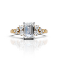 Emerald Cluste Ring