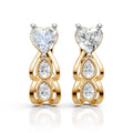 Eternal Heart Hoops (1 Pair)