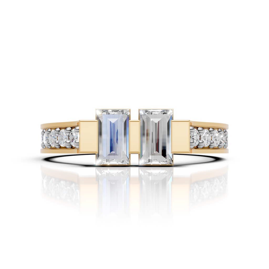 Twin Prism Ring