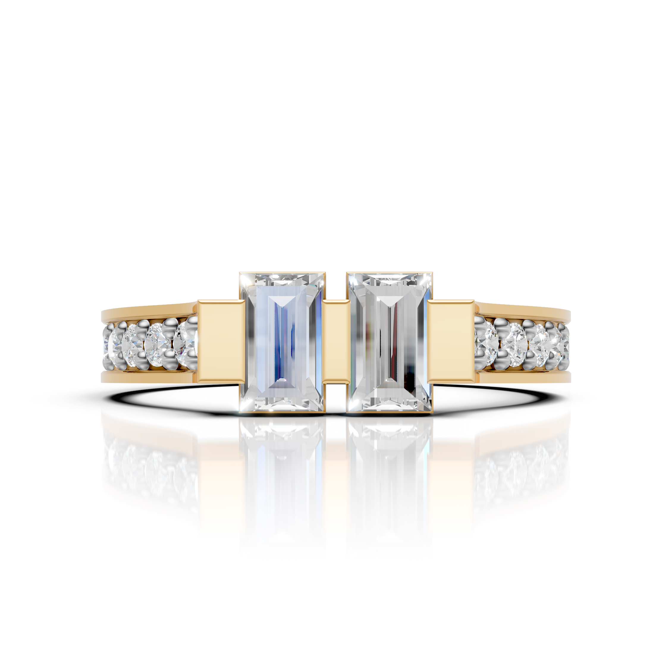 Twin Prism Ring