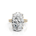 7 CT Oval Cut  Engagement Ring