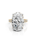 7 CT Oval Cut  Engagement Ring