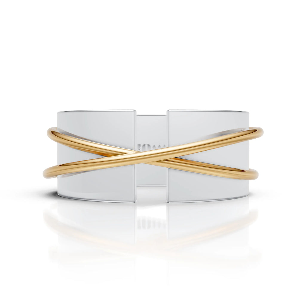 Luxury Crossover Band Ring