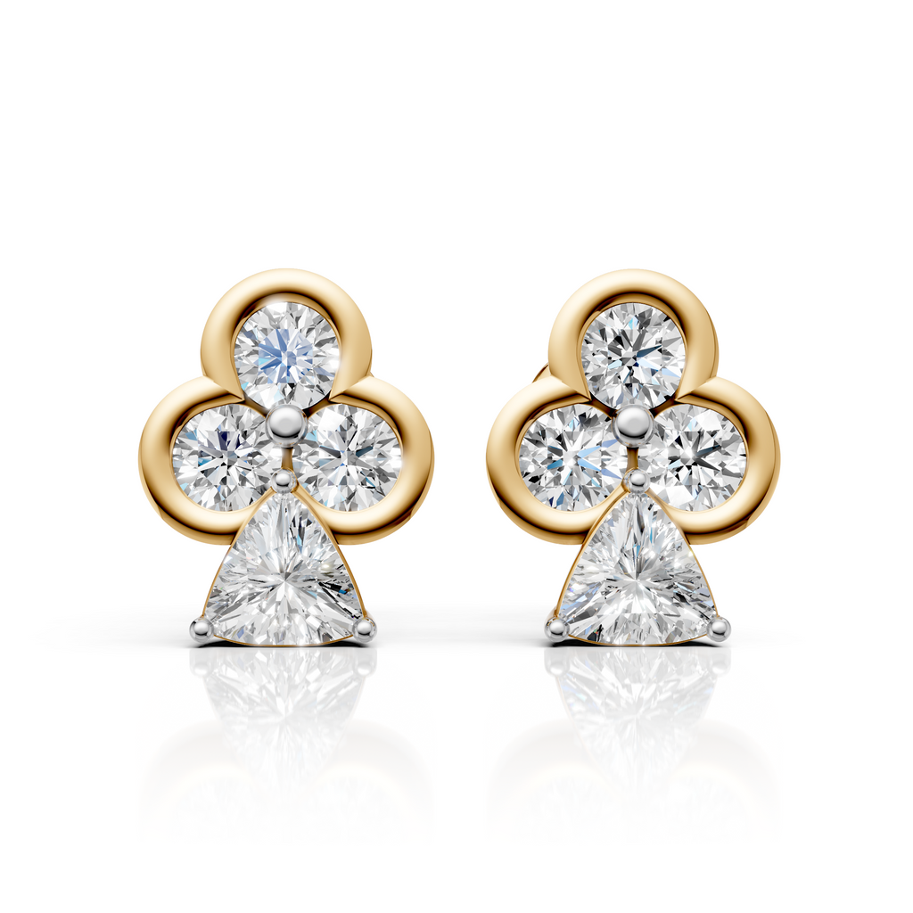 Trinity Trillion Earrings (1 Pair)