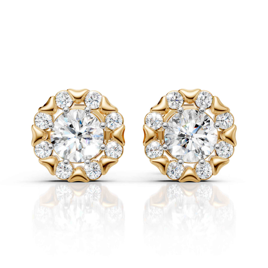 Snow Blossom Diamond Earrings (1 Pair)