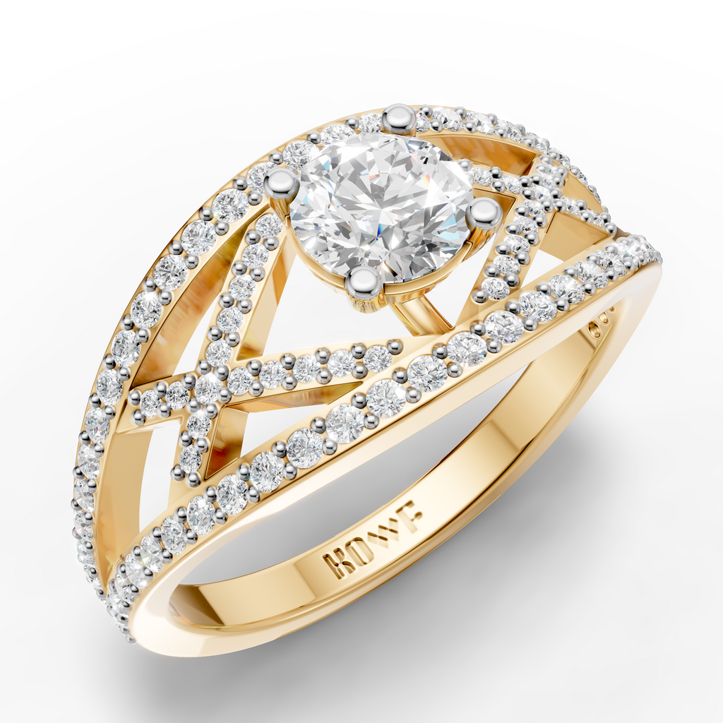 Geometric Pattern Ring