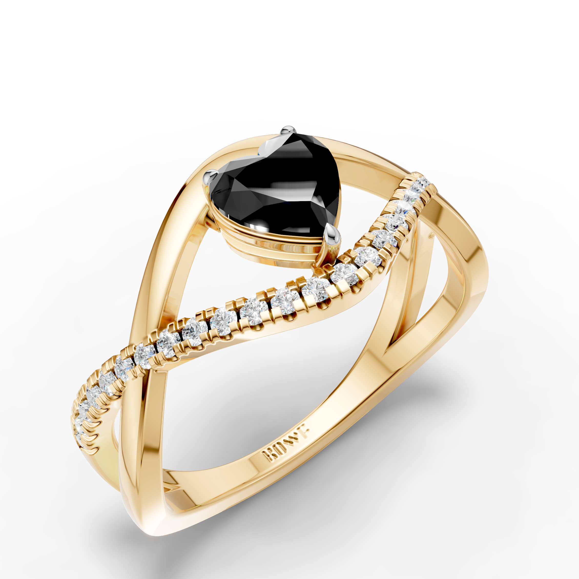 Black Heart Ring