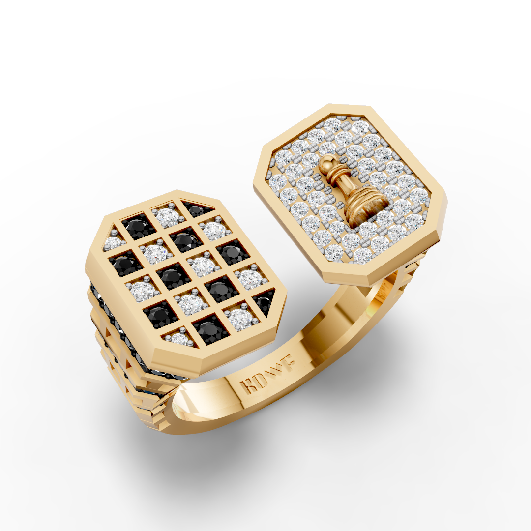 Dual Face Chess Ring