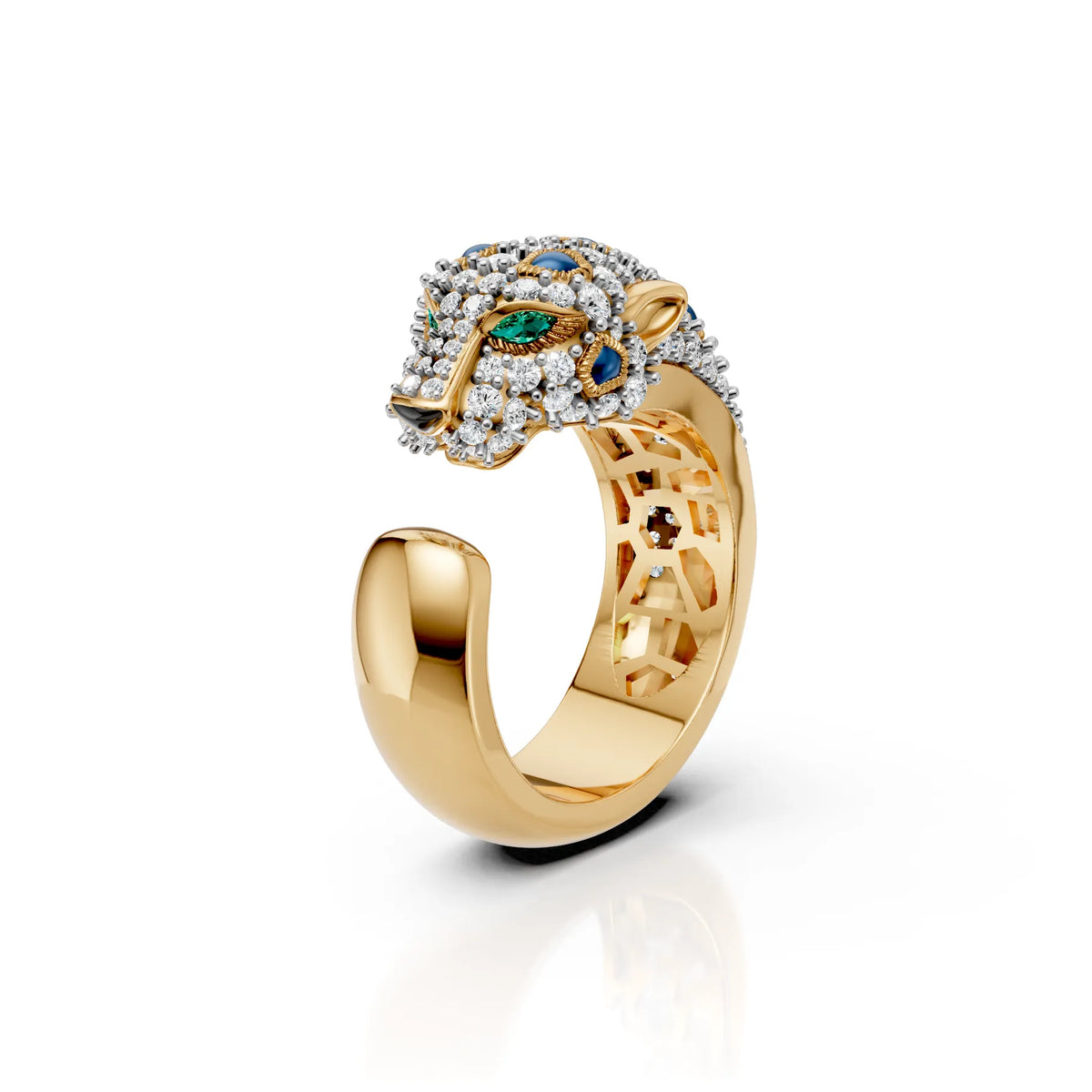 Royal Panther Diamond Ring