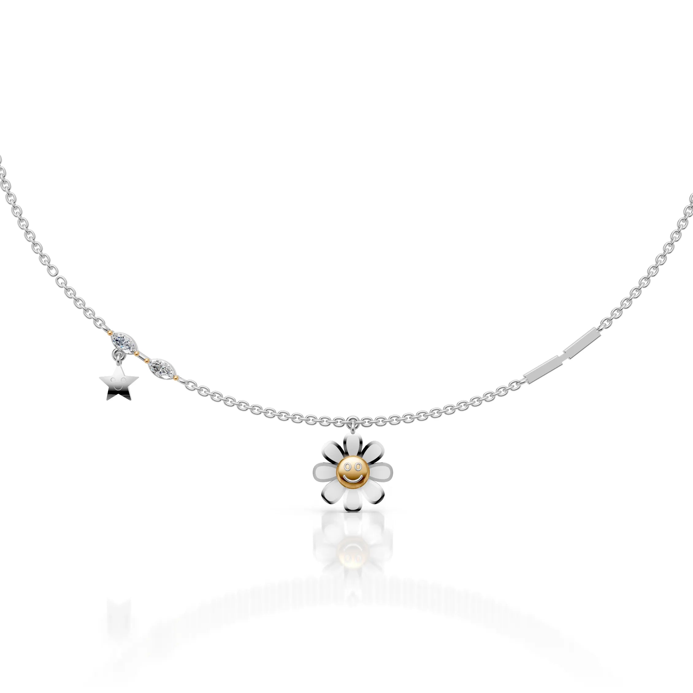 Smiley Flower Chain