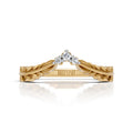 Diamond Laurel Leaf Ring