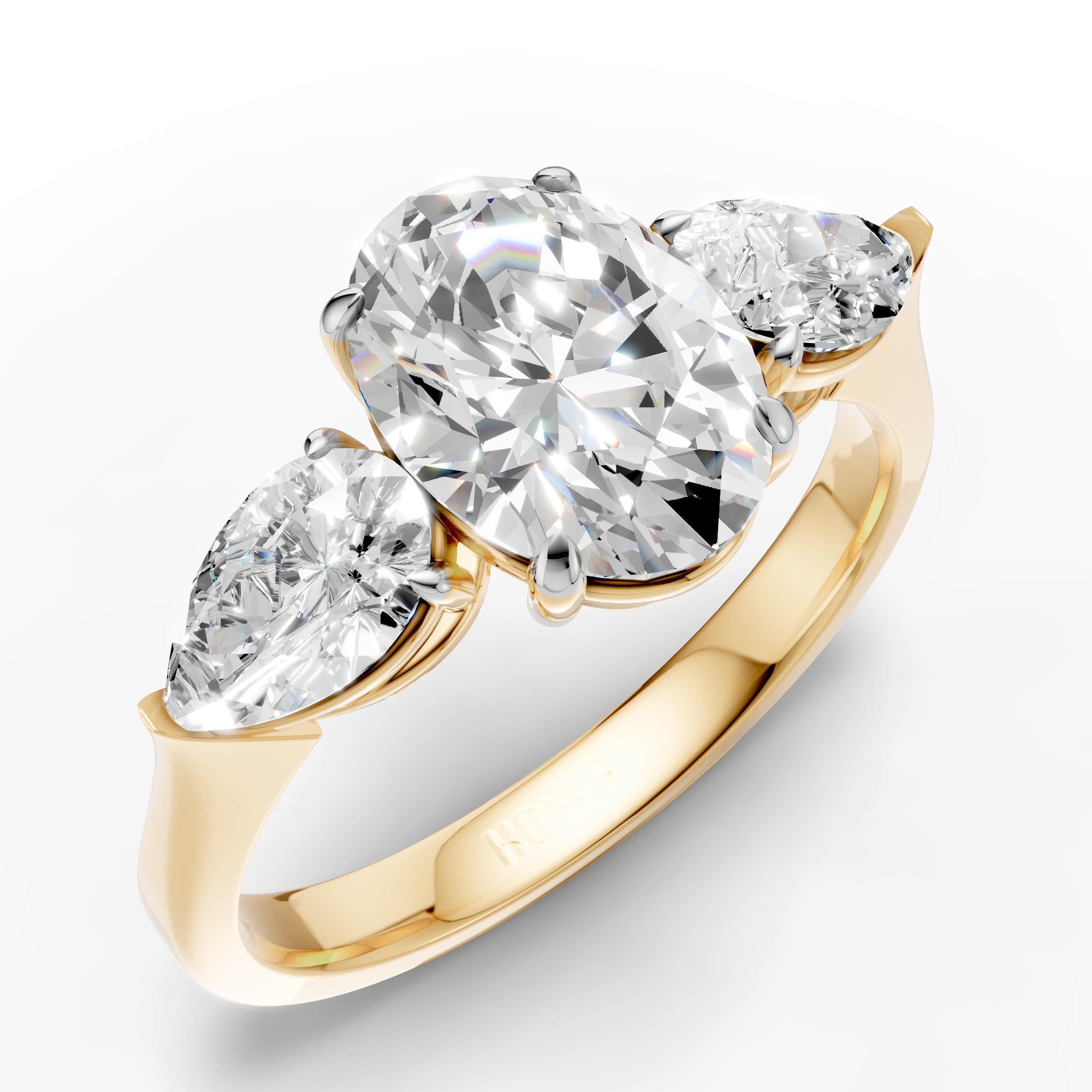 Oval & Pear Ring