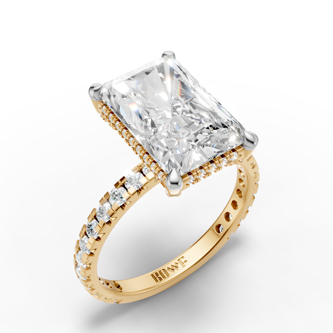 Radiant-Cut Diamond Ring