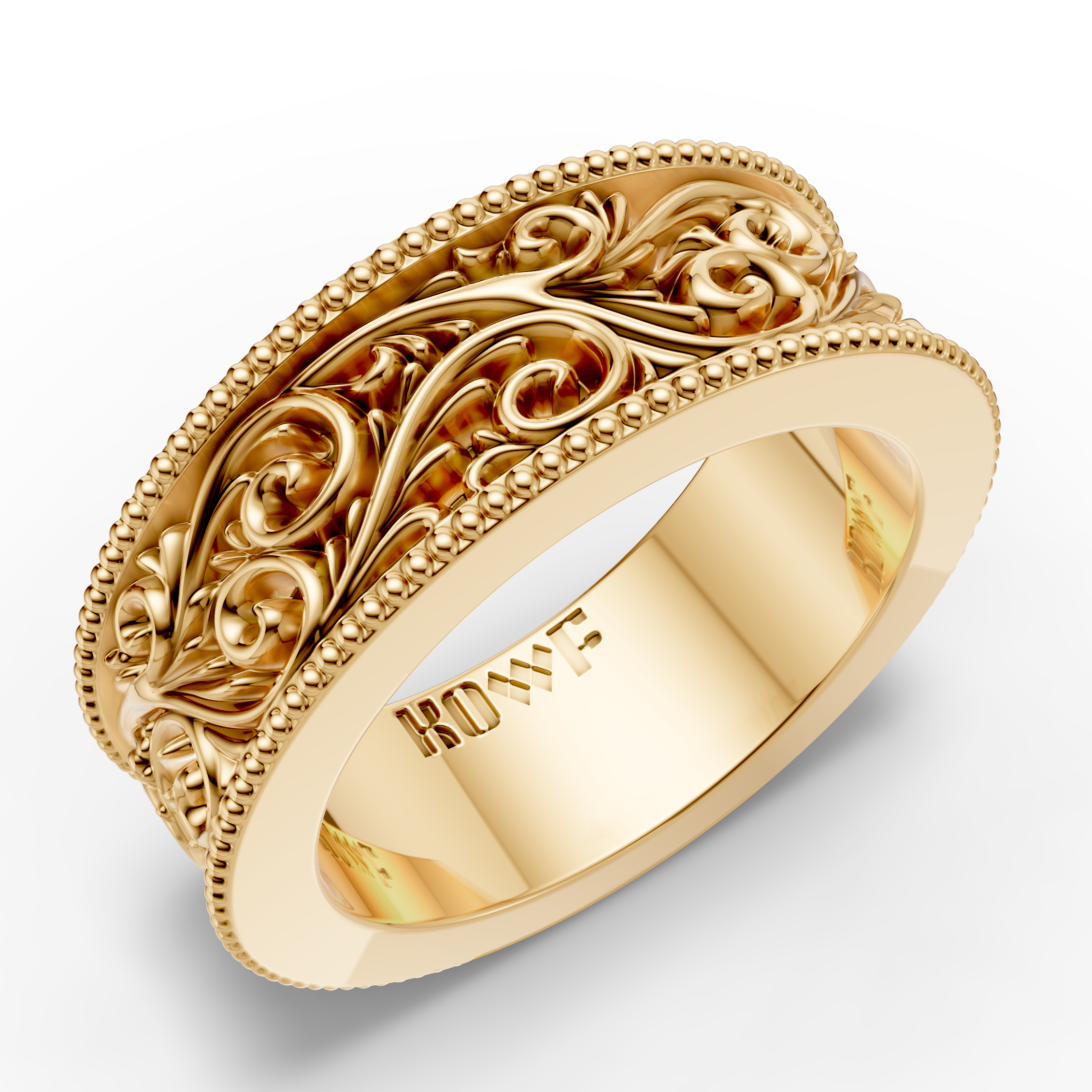 Vintage Engraved Band Ring
