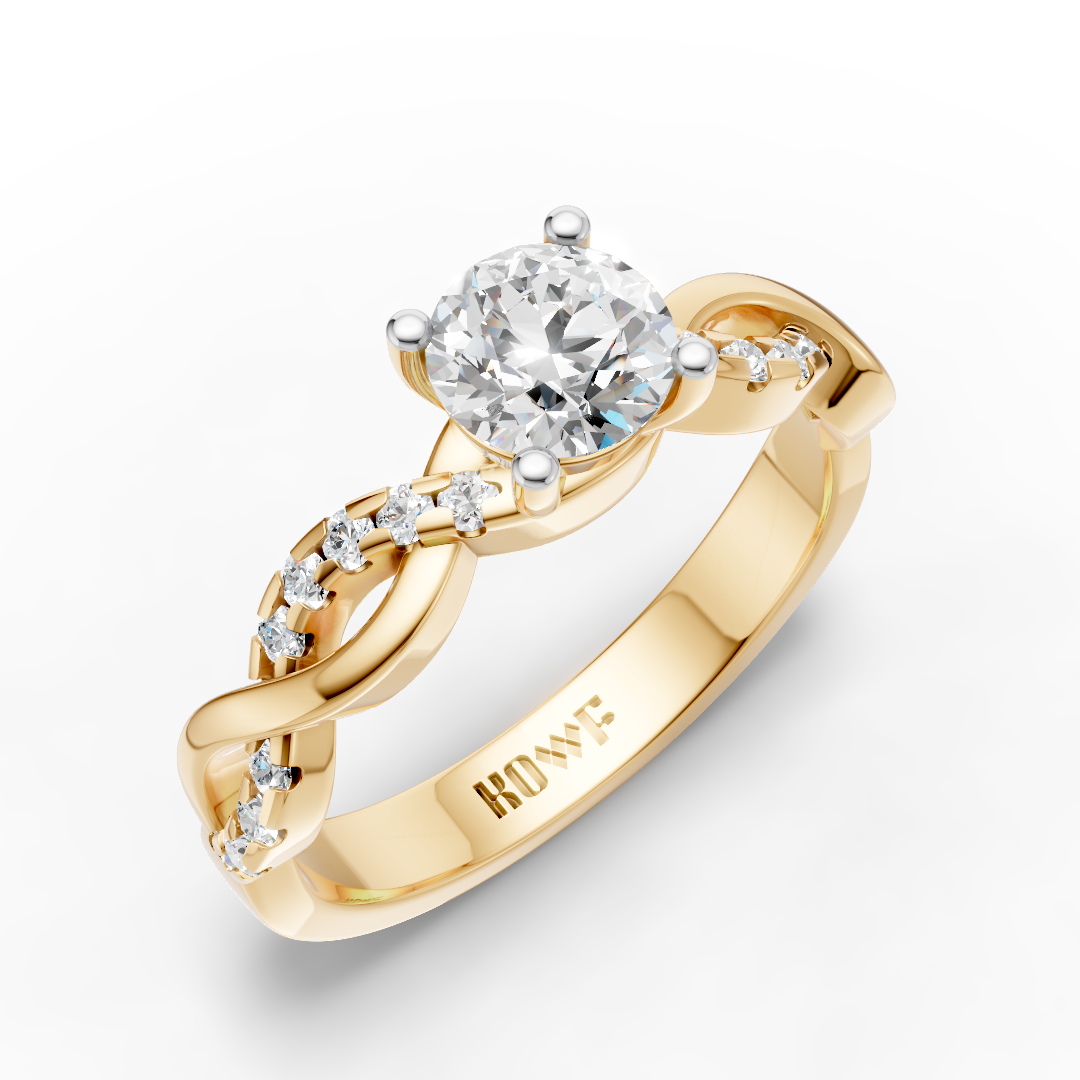 Timeless Sparkle with a Modern Touch Ring