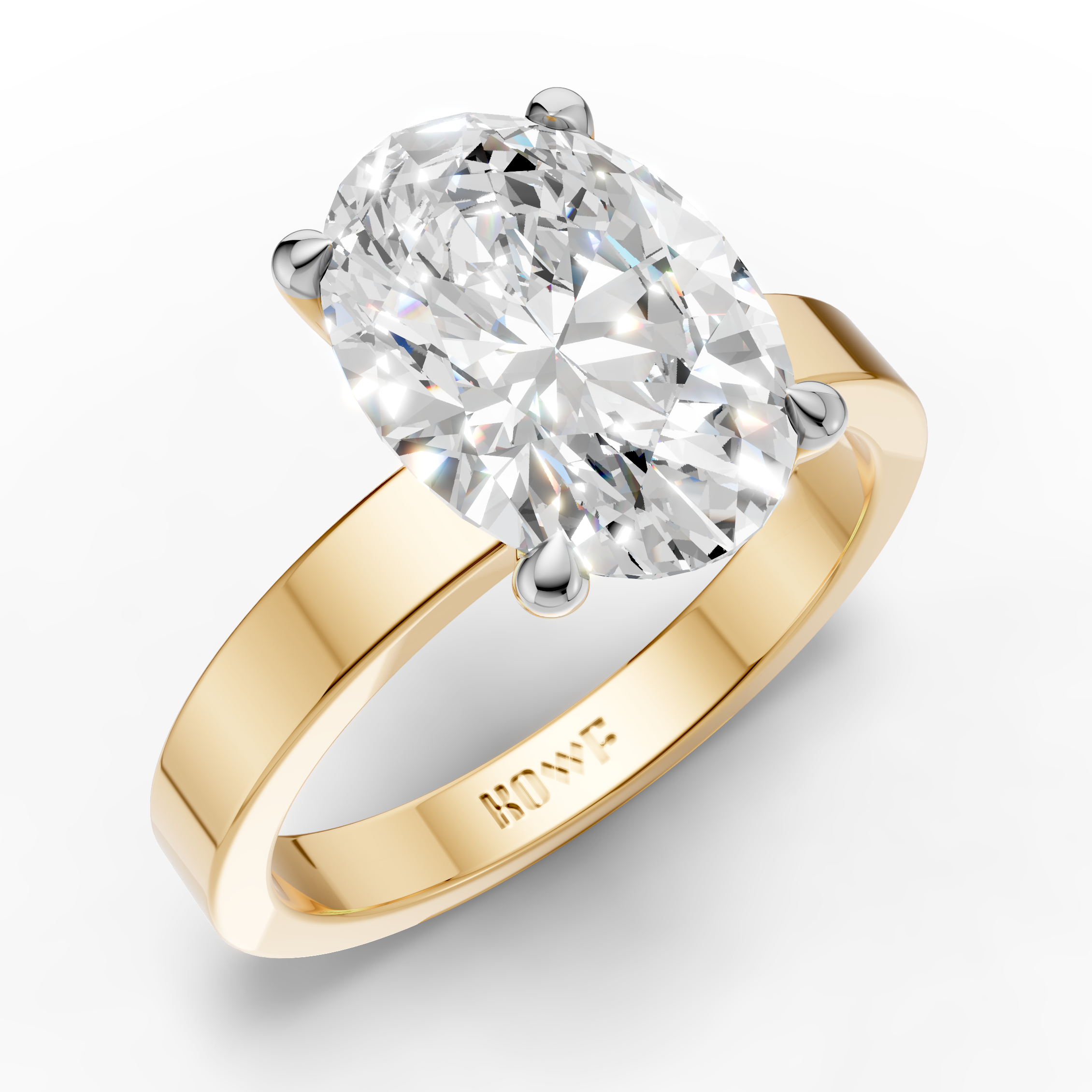 Oval-Cut Solitaire Ring