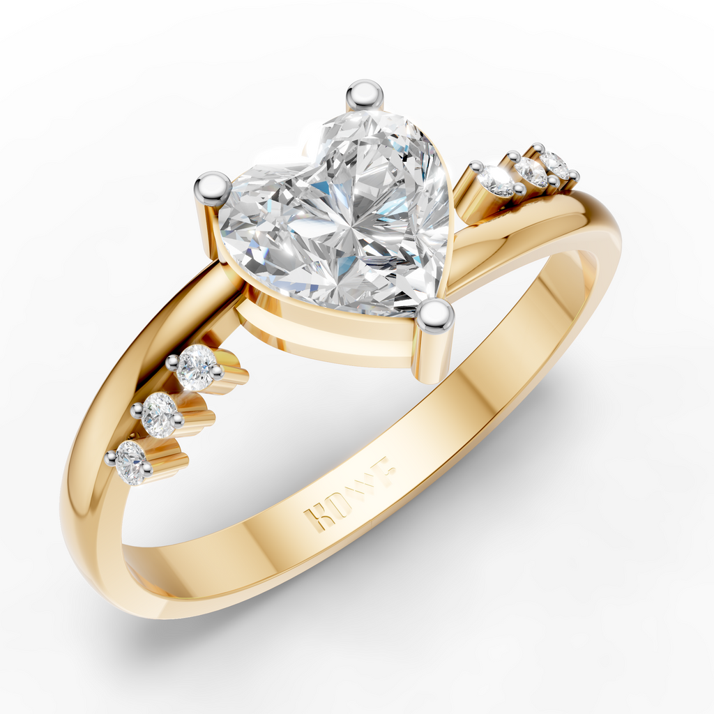 Sparkling Heart Ring