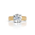 Classic Crown Solitaire Ring