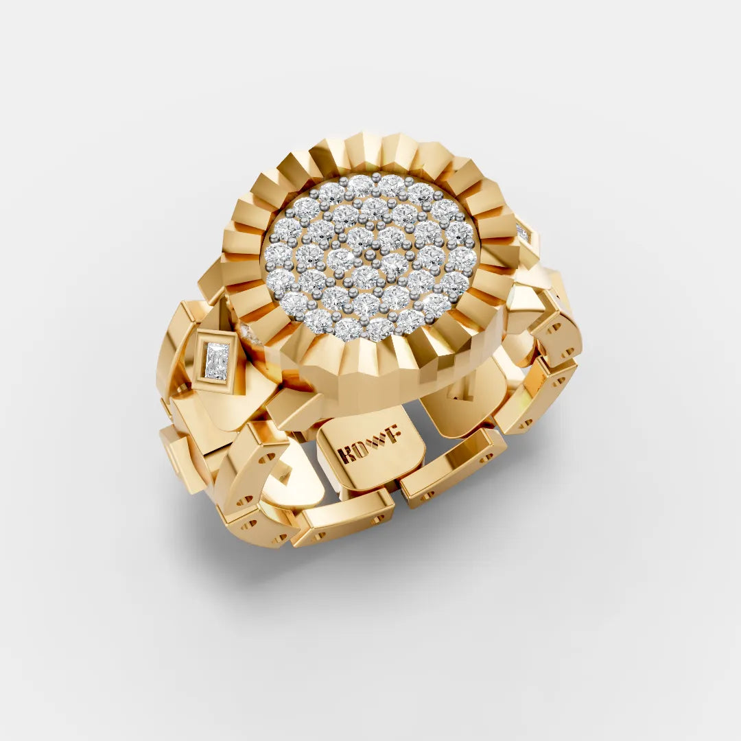 Modern Flex-Fit Silver Ring