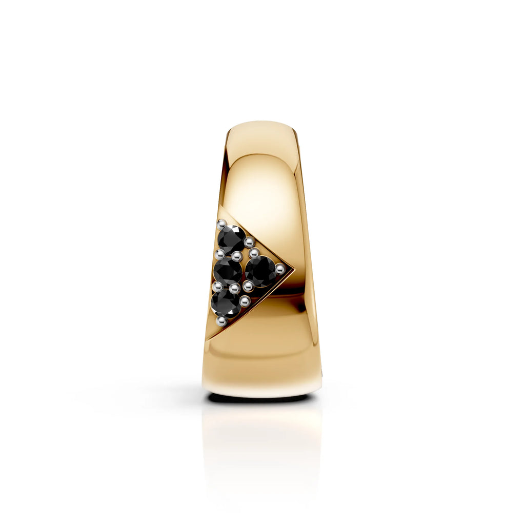 Black Vertex Hoop