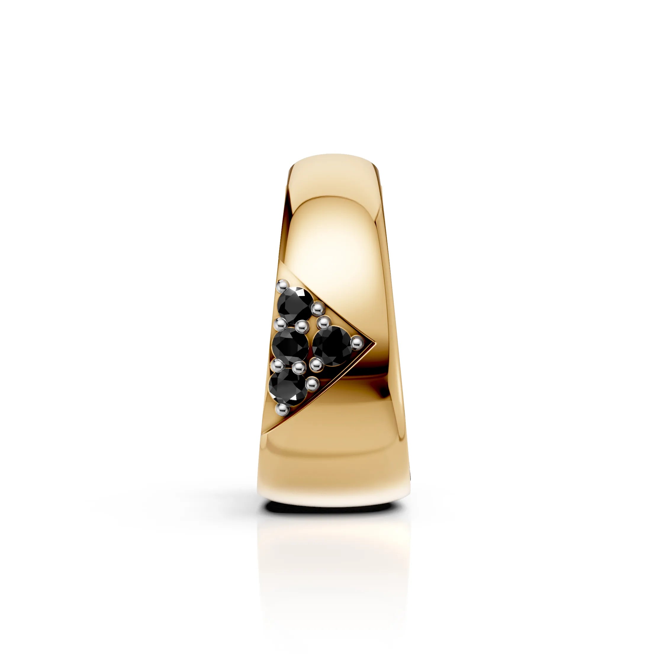 Black Vertex Hoop
