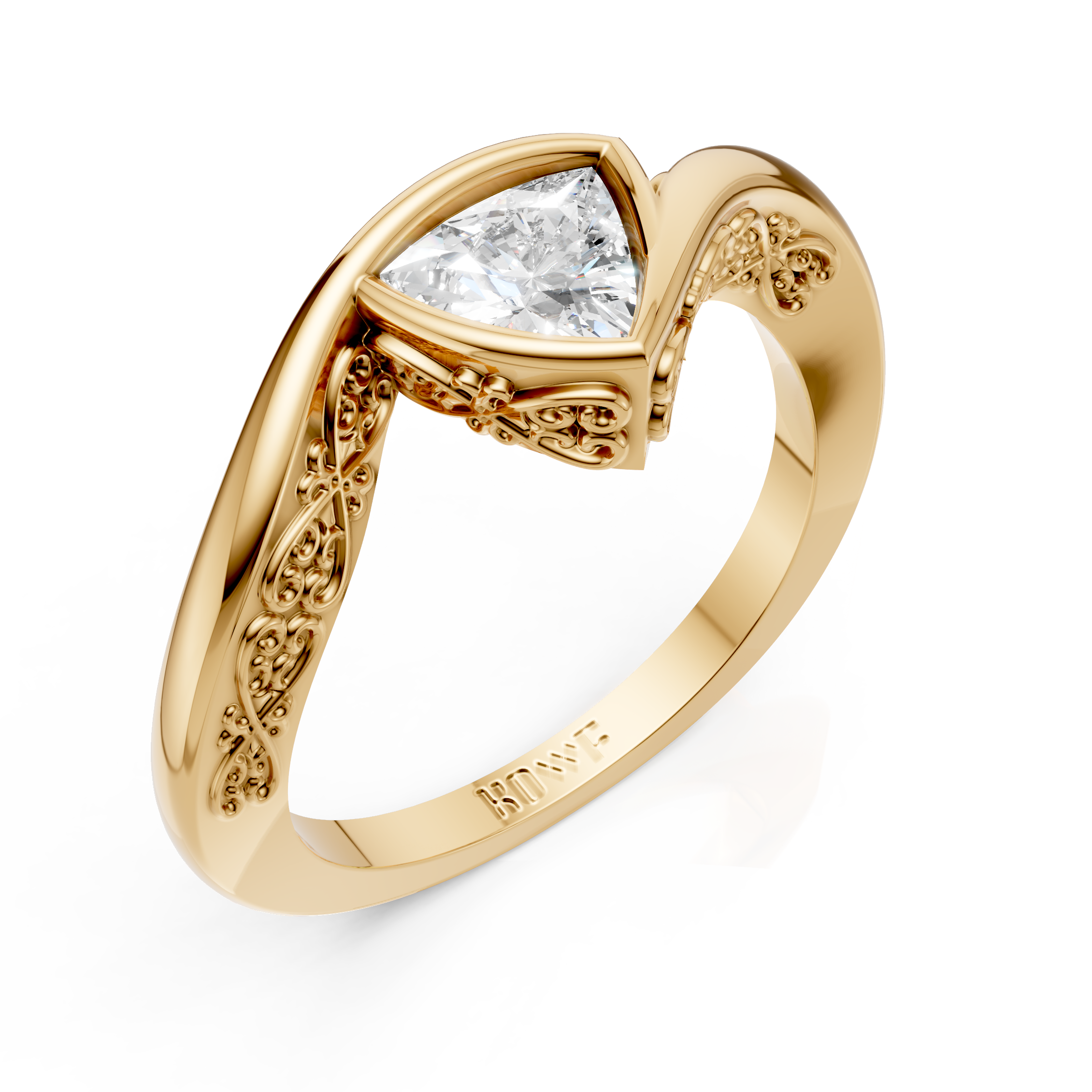 Trillion Twist Ring