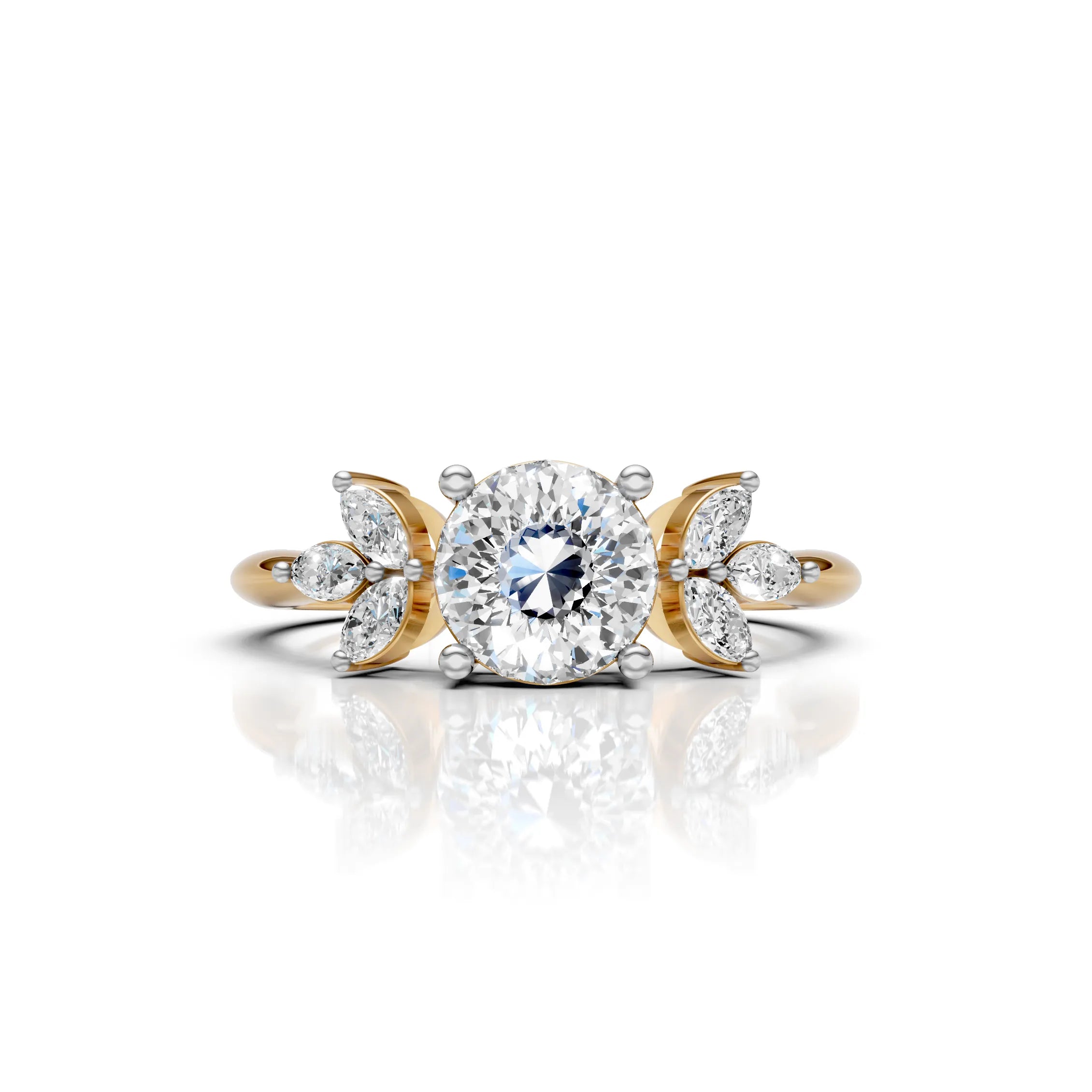 Portuguese Cut Engagement Ring