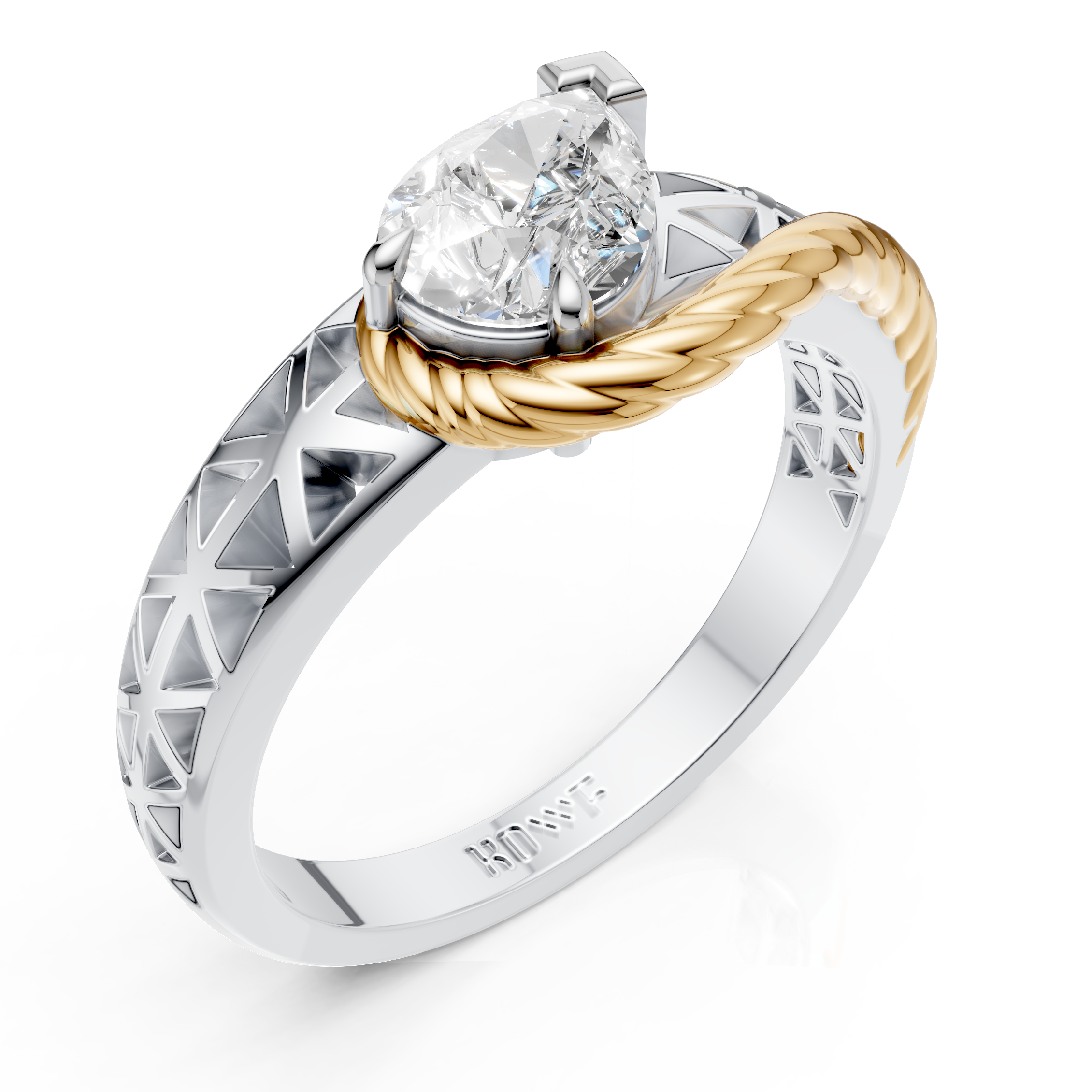 Pear Fusion Ring