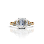 Emerald Cluste Ring