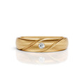 Round Solitaire Band Ring