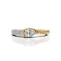 Twisted Solitaire Ring
