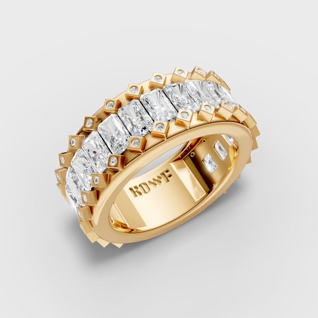 Radiant Shape Band Ring