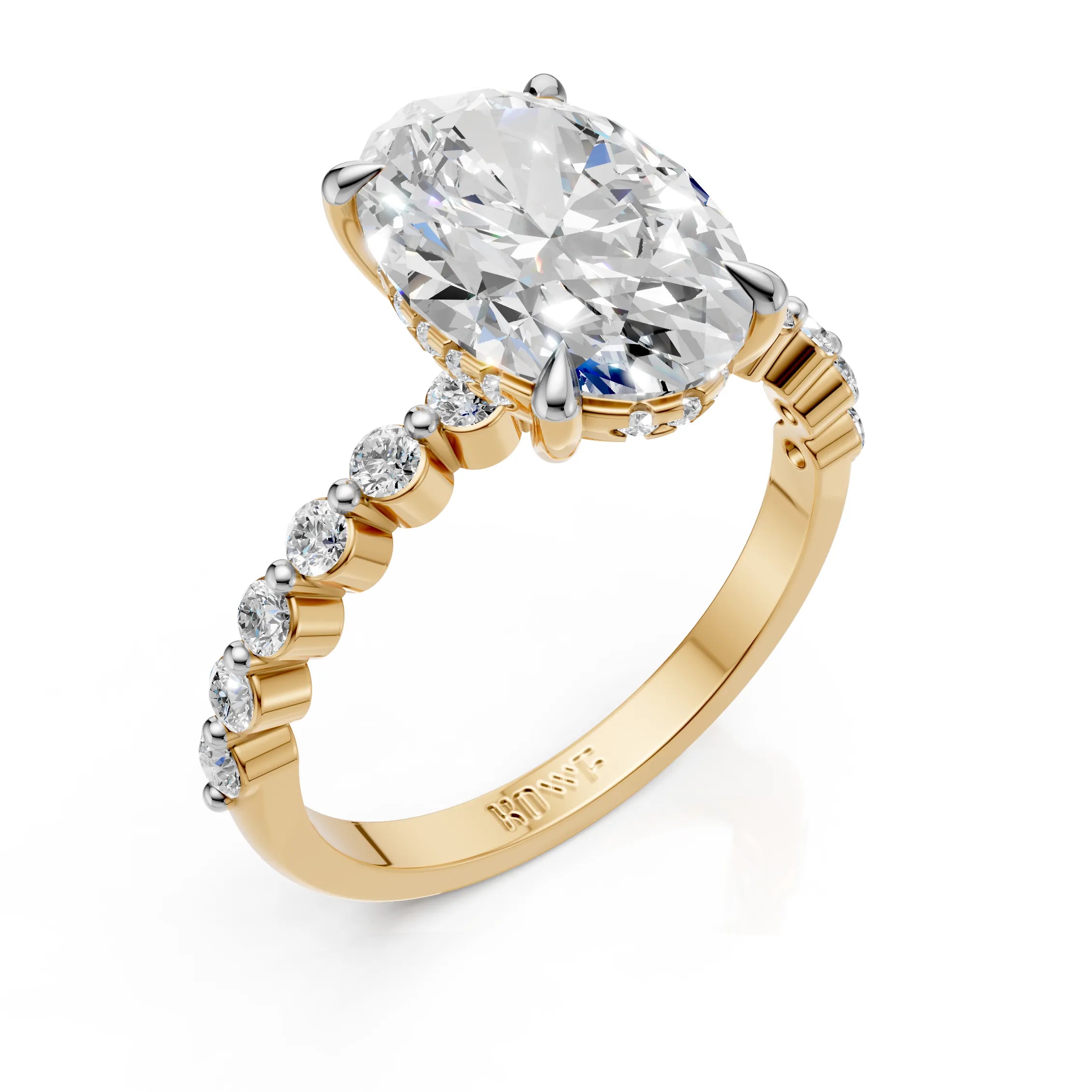 Designer Oval Solitaire Ring