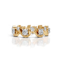 Diamond Swirl Eternity Band Ring