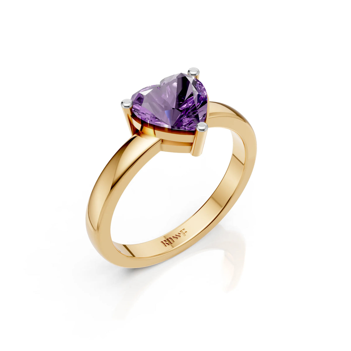 Heart Solitaire Ring For Women