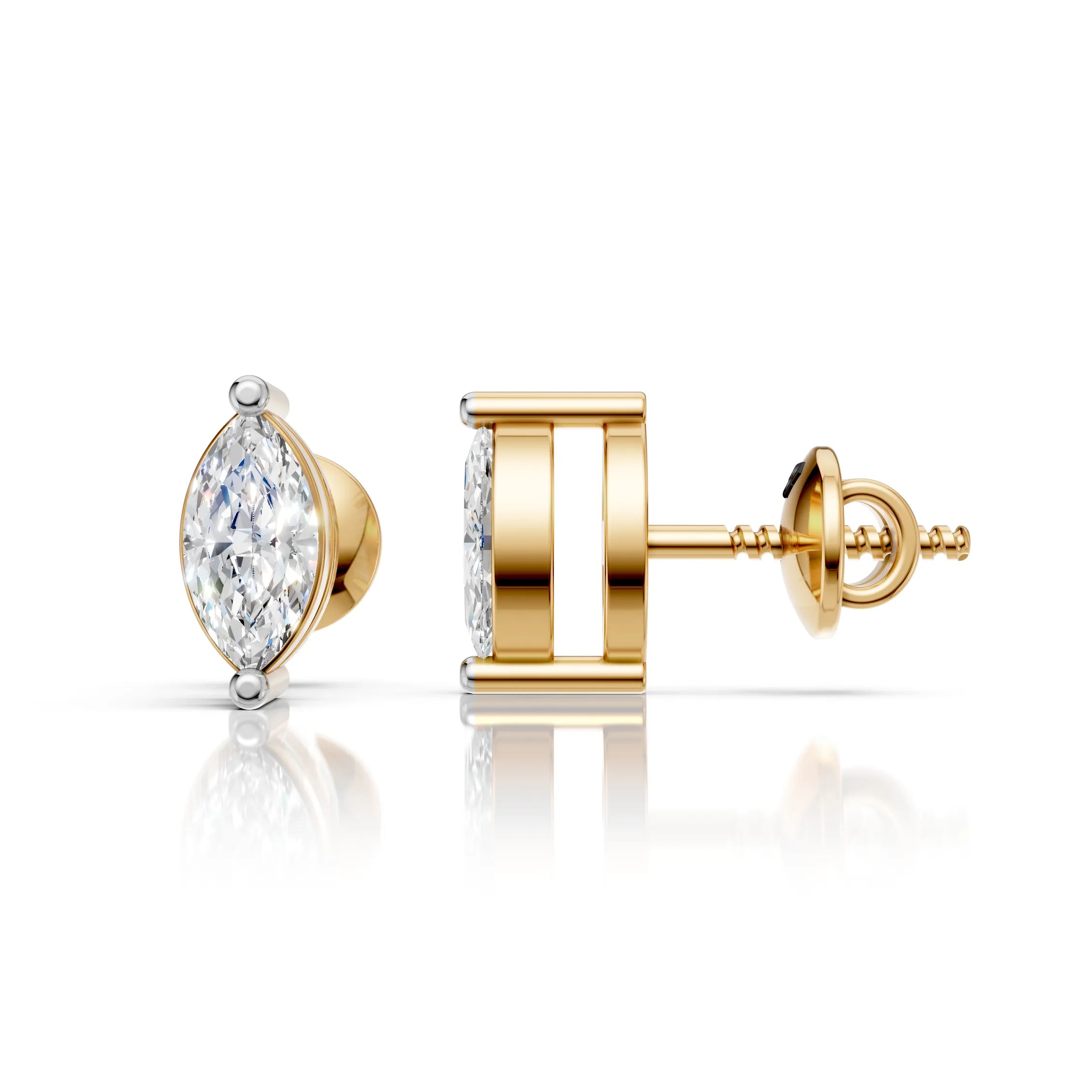 Marquise Shape Earrings (1 PAIR)