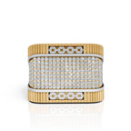 Bold Diamond Statement Men’s Ring