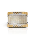Bold Diamond Statement Men’s Ring