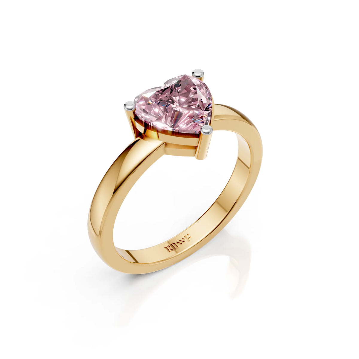 Heart Solitaire Ring For Women