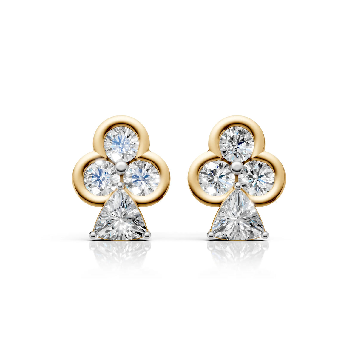 Trinity Trillion Earrings (1 Pair)