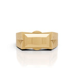 Architectural Gold Signet Ring