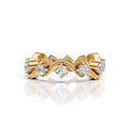 Diamond Wave Eternity Band Ring